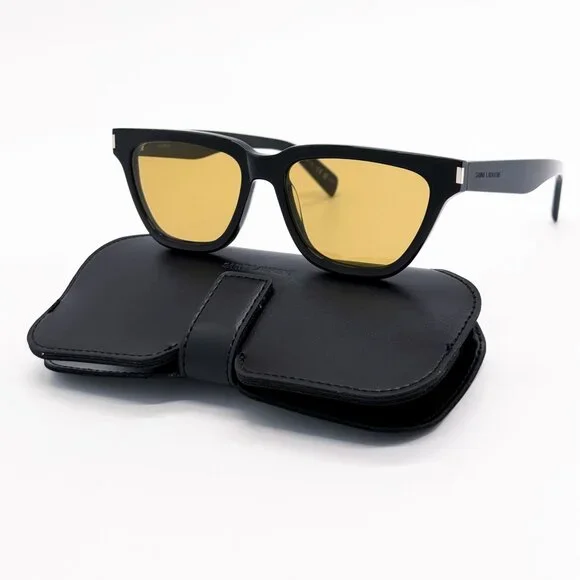 NEW SAINT LAURENT SUNGLASSES SL462 SULPICE 009 BLACK EYEWEAR  display picture 1